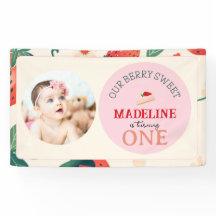 Our Berry Sweet Birthday Banner