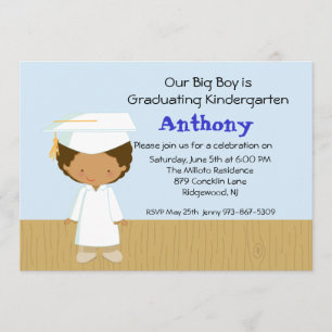 Our Big Boy's  Graduation Invitation