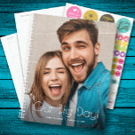 Our Big Day Photo Wedding Planner<br><div class="desc">Wedding planner with your favorite photo on the front - personalized with your details in chic lettering. Planner includes monthly and weekly layouts, 12 months, 60 pages with laminated soft cover front and back covers.</div>