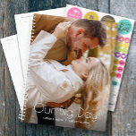 Our Big Day Photo Wedding Planner<br><div class="desc">Wedding planner with your favourite photo on the front - personalized with your details in chic lettering. Planner includes monthly and weekly layouts,  12 months,  60 pages with laminated soft cover front and back covers.</div>