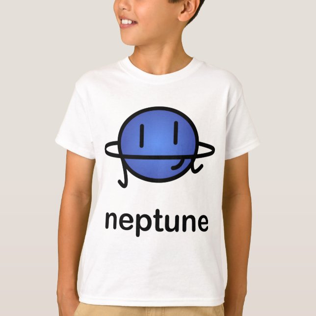 Our Big Fat Solar System - Neptune T-Shirt (Front)