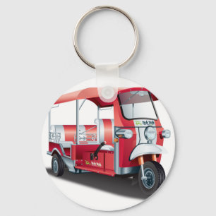 OUR BIG RED TUK TUK KEYCHAIN