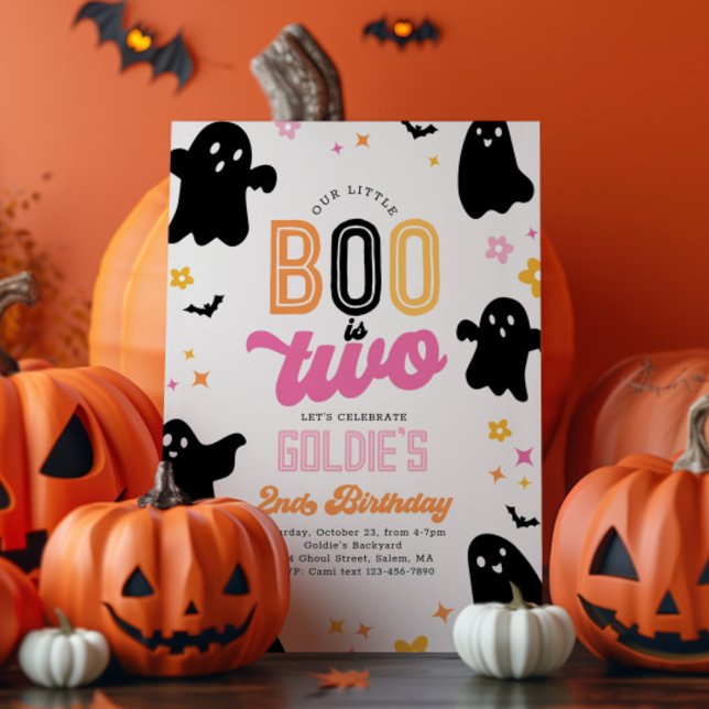 Our Boo is Two Halloween Invite (Creator Uploaded)