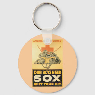 Our Boys Need Sox Keychain