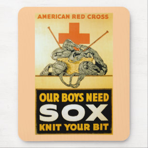 Our Boys Need Sox ~ Knit Your Bit Mouse Pad
