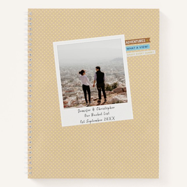 Our Bucket List Couples Keepsake Journal (Front)