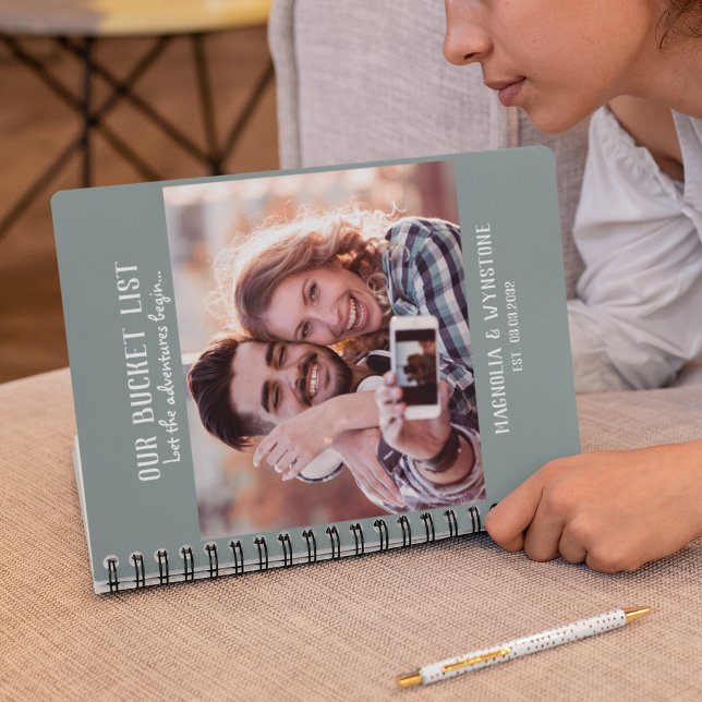 Our Bucket List | Green Photo Scrapbook Notebook (Creator Uploaded)