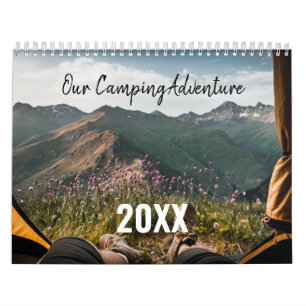 Our Camping Adventure Photo Template Calendar