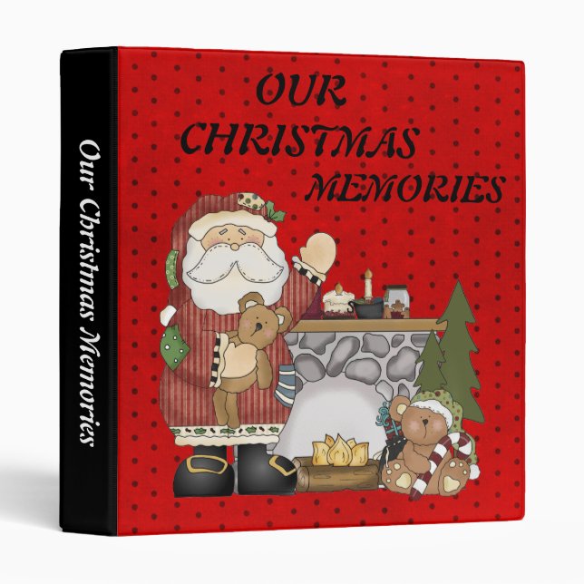 OUR CHRISTMAS, MEMORIES Binder (Front/Spine)