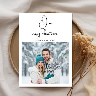Our Cozy Christmas Couple love Holiday Card