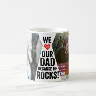 Our Dad Rocks Photo Mug