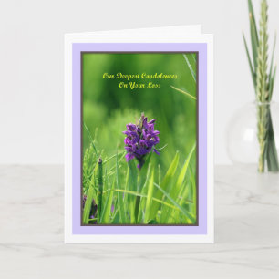 Our Deepest Condolences On Your Loss Greeting Card
