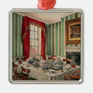 Our Dining Room at York, 1838 Metal Ornament
