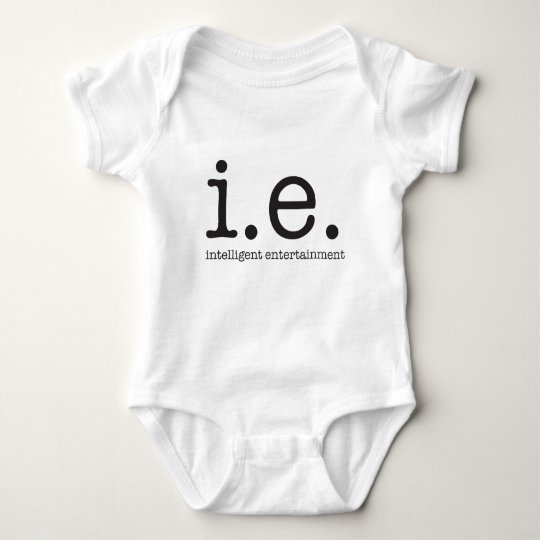 Our distinctive logo baby bodysuit