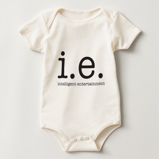 Our distinctive logo baby bodysuit