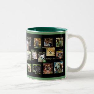 OUR DOGS MARCH 2011 Two-Tone COFFEE MUG