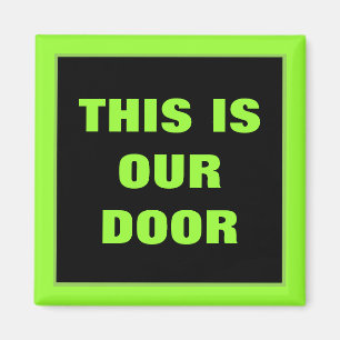 Our Door Generic Stateroom Door Marker Magnet