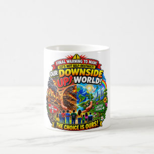 Our Downside-Up World: The Choice Is Ours! Coffee Mug