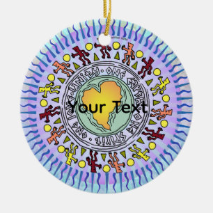 Our Earth Ceramic Ornament