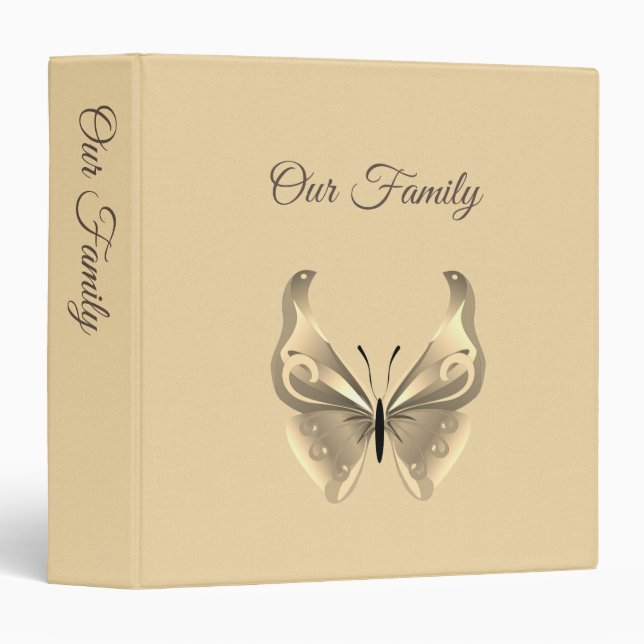 Our Family 3 Ring Binder (Front/Spine)