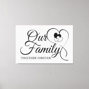 Our Family Canvas Print