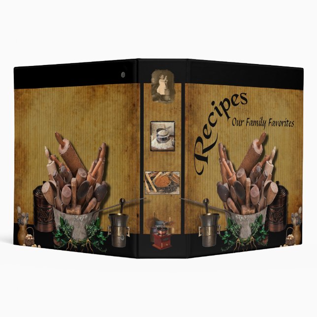 Our Family Favourites 2" Recipe Binder- NEW Binder (Background)