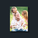 Our Family Hand Lettered Script Personalized Canvas Print<br><div class="desc">Customizable canvas print featuring hand-lettered script "Our Family". This will be a perfect accent to any home.</div>