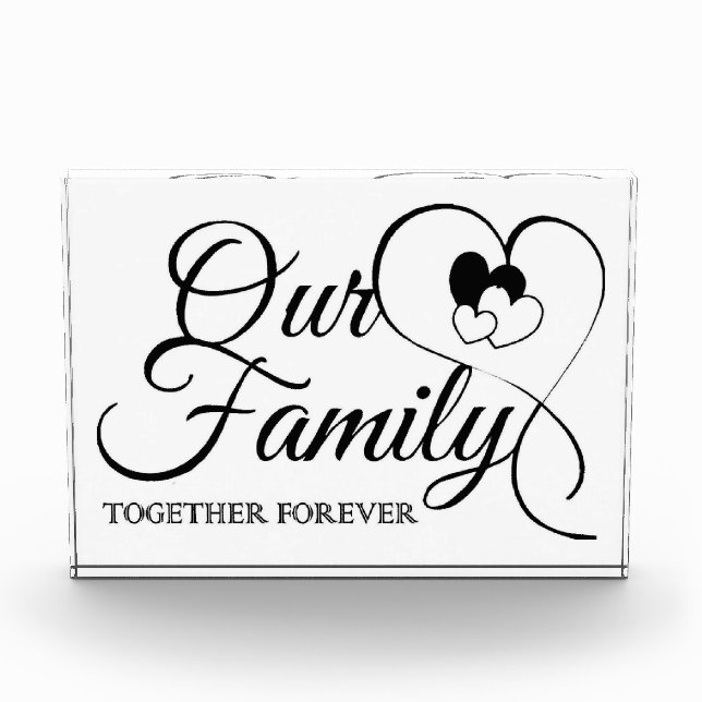 Our Family Photo Block (Front)