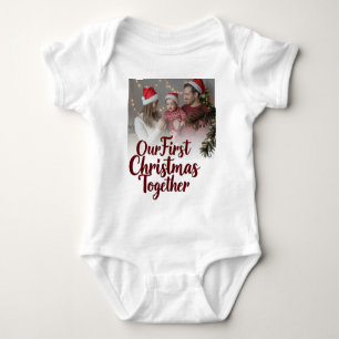 Our Family’s First Christmas Together Baby Bodysuit