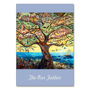Our Father (Lord's Prayer) 3.5x5" Prayer Card
