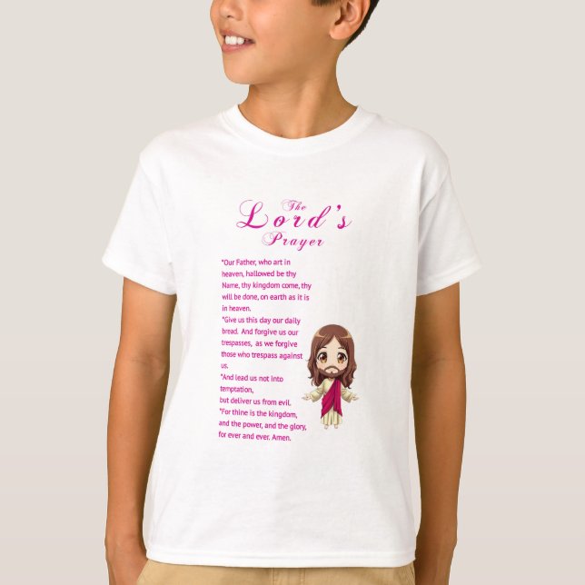 Our Father Prayer T-Shirt (Front)