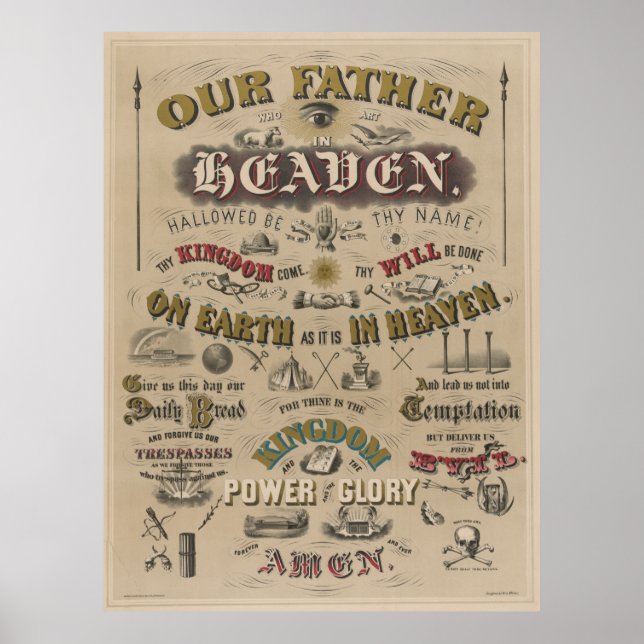 Our father who art in Heaven [1873] Poster (Front)