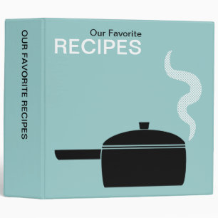 Our Favourite Recipes (2in) - Lt Blue Green Binder