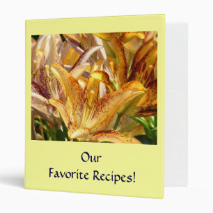 Our Favourite Recipes! binder album Recipe book