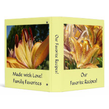 Our Favourite Recipes! binder album Recipe book