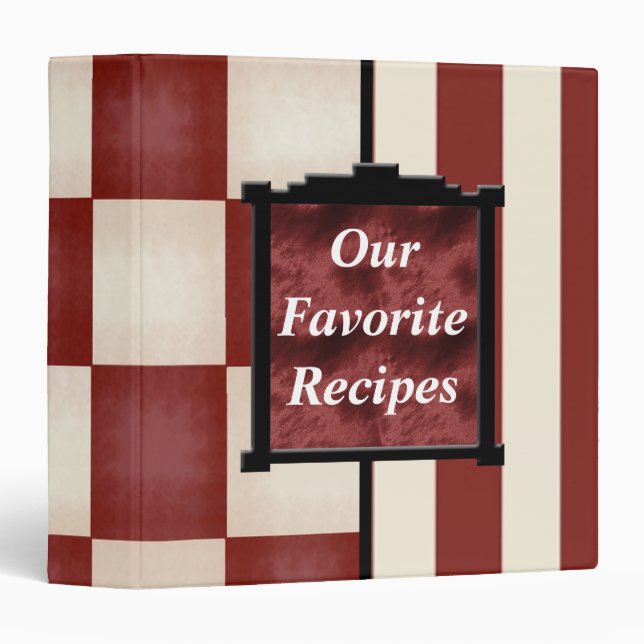 Our Favourite Recipes Cookbook Binder (Front/Spine)