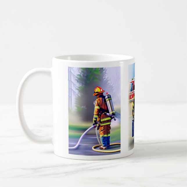Our Firefighter, Our Hero Coffee Mug (Left)