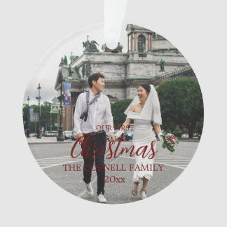 Our First Christmas Acrylic Ornament