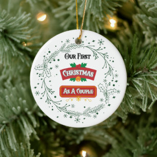 Our First Christmas as a Couple Ornament