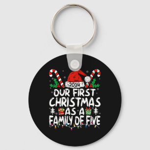Our First Christmas As A Family Of Five 2024 For N Keychain