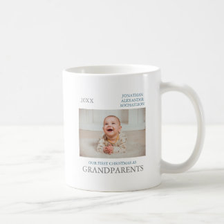 Our First Christmas As Grandparents Coffee Mug
