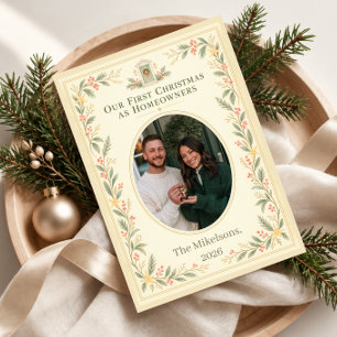 Our First Christmas as Homeowners Photo Holiday Card