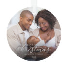 Our First Christmas as Mom and Dad Silver Foil