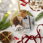 Our First Christmas As Mr And Mrs 2020 Ceramic Ornament<br><div class="desc">Our First Christmas As Mr And Mrs 2020 Ceramic Ornament</div>