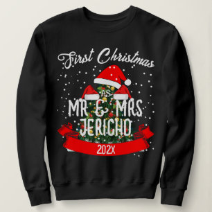 Our First Christmas as Mr. and Mrs. Newlywed Sweatshirt