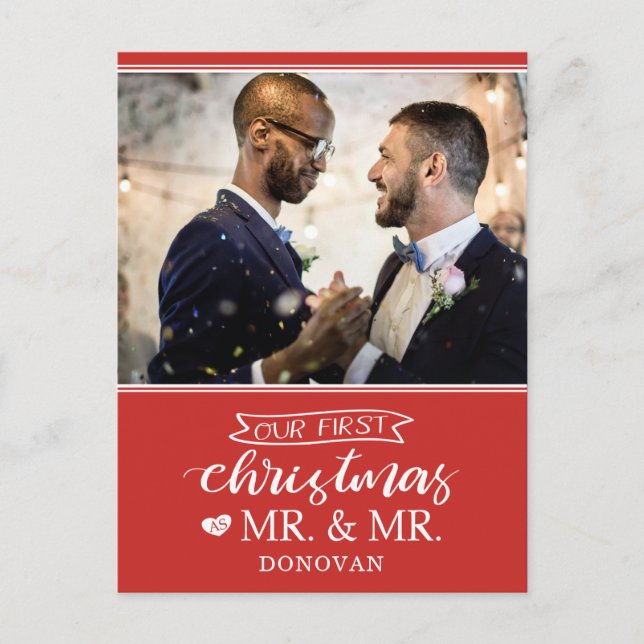 Our first Christmas as mr & mr newlyweds  Holiday  (Front)