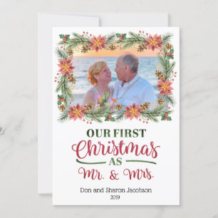 Our First Christmas as Mr. & Mrs. - Custom Photo