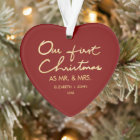 Our First Christmas as Mr. & Mrs. | Heart Shaped