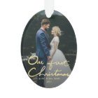 Our First Christmas Chic Hand-Lettered Christmas