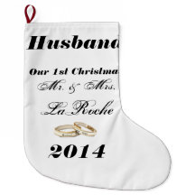 Our First Christmas Customizable Mr. & Mrs.